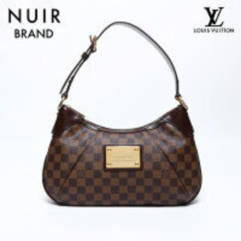 Louis Vuitton Damier Thames Shoulder Bag Brown